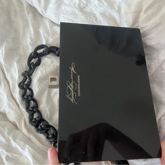 Diana Broussard IT Black Chain Bag / DB Chronicle - Picture 4 of 7